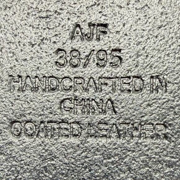 Nautica Mens Dress Belt Black Coated Leather Belt Sz 38 / 95 - Picture 5 of 6